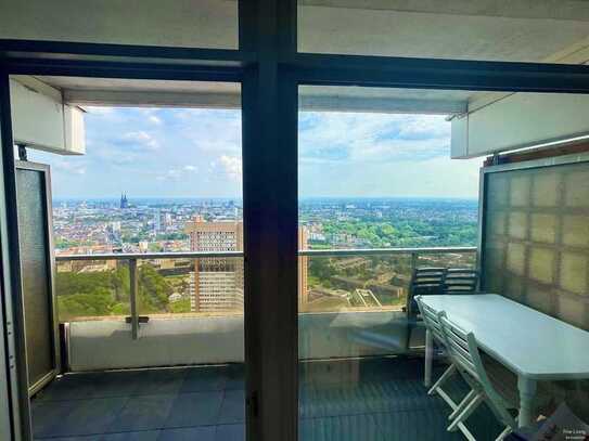 Über den Dächern von Köln - Lichtdurchflutetes Apartment mit spektakulärem Weitblick