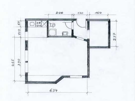 Appartement 1,5 Zi. in RT-Rommelsbach zu vermieten (privat)