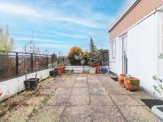 Attraktive Penthouse-Eigentumswohnung mit großer Dachterrasse und herrlichem Blick über Essen