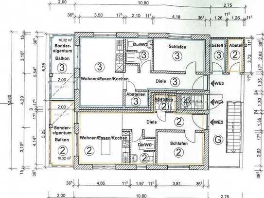 Neuwertige 2-Zimmer-Wohnung mit Balkon, Garten und Einbauküche in Ettenheim-Wallburg