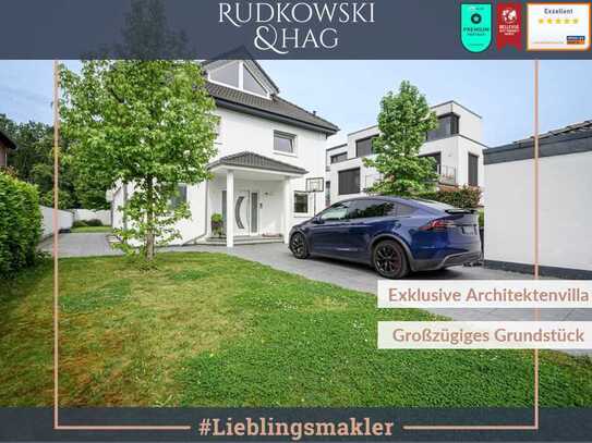 Stilvolle Architektenvilla || weitläufiges Grundstück || KFW55 Erdwärme