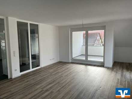 Erstbezug! Moderne 2-Zimmer-Wohnung mit Loggia und Küche in Neuenstein-Raboldshausen