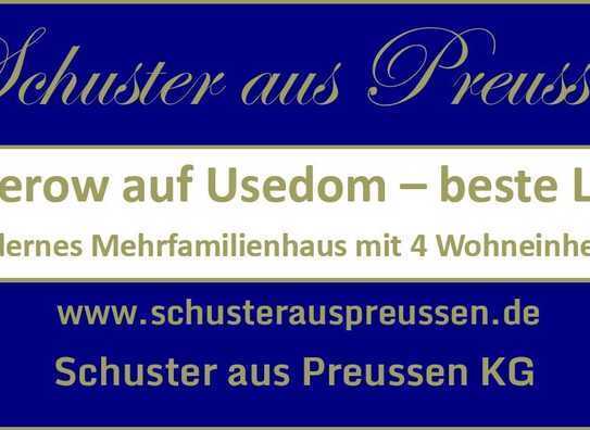 Schuster aus Preussen - Koserow - beste Lage nahe Strand - modernes Mehrfamilienhaus mit 4 Wohnungen