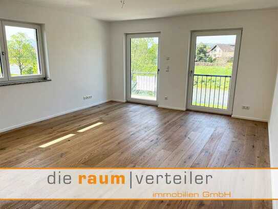 Reserviert: Neubau 2 Zimmer Wohnung in Bestlage Bruckmühl, Bergblick, Mangfall, zentrumsnah