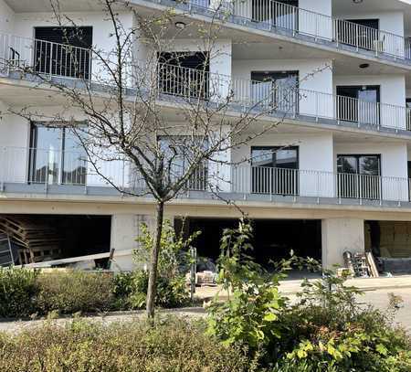 Erstbezug: ansprechende 1 Zimmer-Terrassenwohnung mit Einbauküche und Balkon in Gummersbach