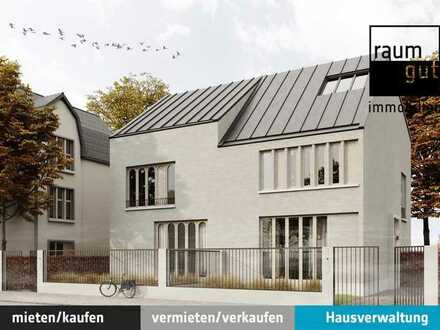 Luxuriöse Neubau-Doppelhaushälfte - modernes Architektenhaus mit Einbauküche mitten in Kaiserswerth