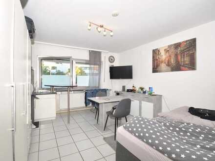 Charmante helle 1-Zimmer Wohnung mit Einbauküche, EG, 26,33 qm, Durlach
