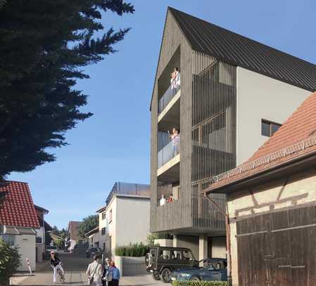 Erstbezug in Architektenhaus: Modernes Wohnen am grünen Stadtrand - 3Zi+Loggia Süd-West