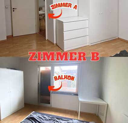 Möbiliertes WG-Zimmer in zentraler Lage