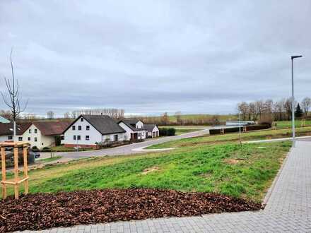 Bauplatz für eine Doppelhaushälfte