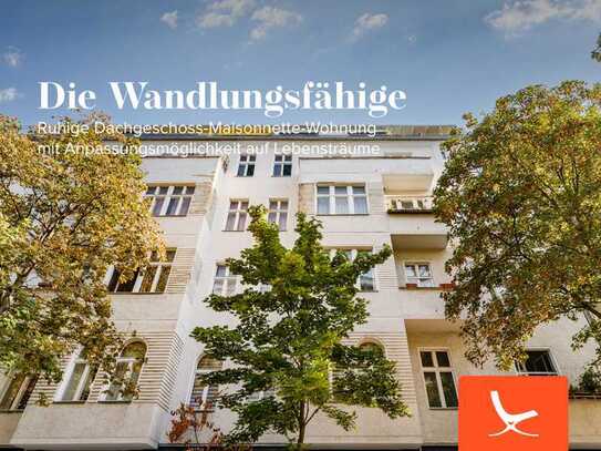 Die Wandlungsfähige - Ruhige Dachgeschoss-Maisonnette mit Anpassungsmöglichkeit auf Lebensträume