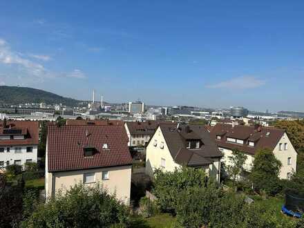Schöne - 3 und 2 Zi.-Wohnung mit Balkon und Gartenanteil-Stgt.-Untertürkheim- sofort verfügbar