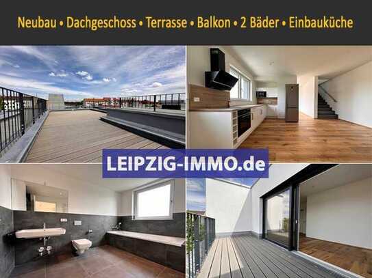 Exklusive Dachgeschosswohnung ** große Dachterrasse ** großer Balkon ** Einbauküche ** Tiefgarage