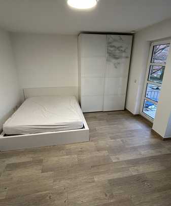 Möbliertes 1-Zimmer-Appartement vor den Toren Kölns zu vermieten.