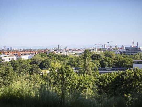 1.5-zimmer -wohnung mit balkon und ebk in muenchen schwabing-west