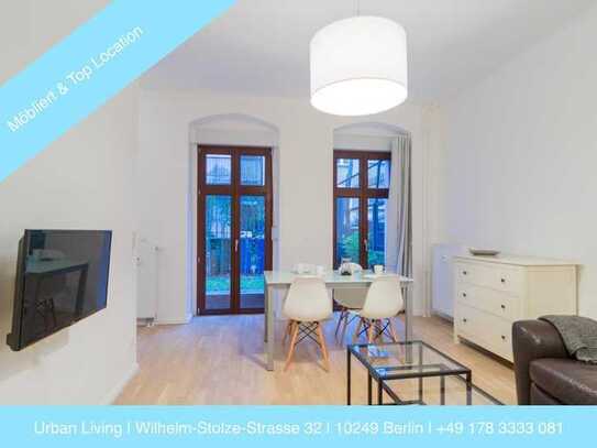 2,5 Zimmer-Apartment mit Terrasse möbliert / 2,5 room apartment with terrace furnished