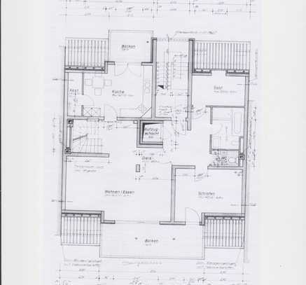 Helle 4-Raum-Maisonette-Wohnung mit guter Innenausstattungung mit Balkon in Köln Bilderstöckchen