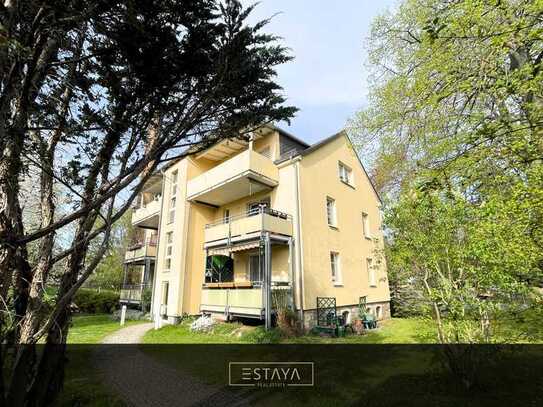 Vermietete Dachgeschosswohnung mit Balkon und Garage