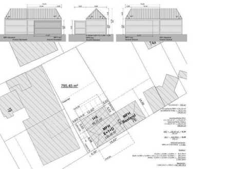 Grundstück Harlaching für MFH oder 3 Stadthäuser