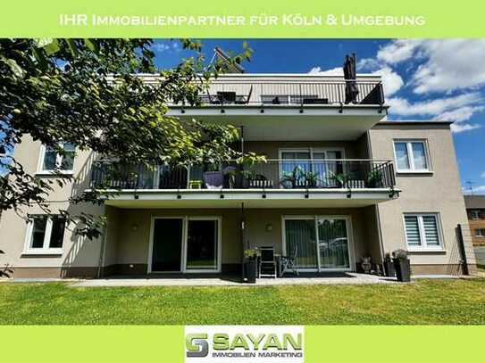 SAYAN Immobilien - Tolle Neubauwohnung mit eigenem Garten in Sinnersdorf zum 01.08.2024 -