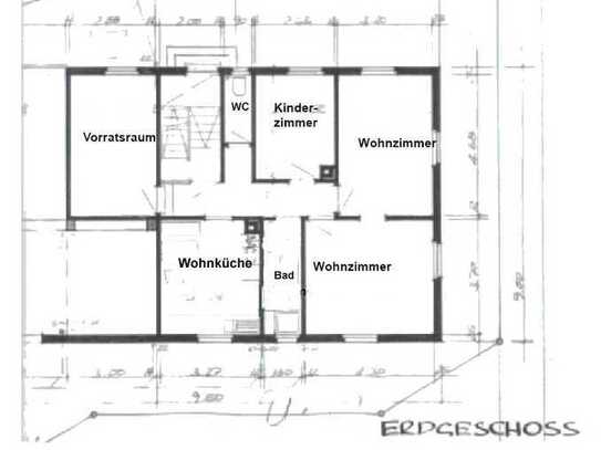 3-Zimmer-Wohnung Altbau Hochparterre in Besigheim