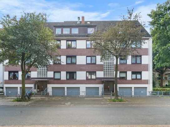 Bremen - Findorff / Kapitalanlage:2-Zimmer-Wohnung mit zwei Balkonen und Garage