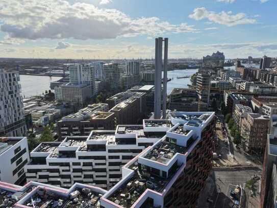 *Courtagefrei*Design-Studio im 6. OG mit Panoramablick auf die Skyline der HafenCity