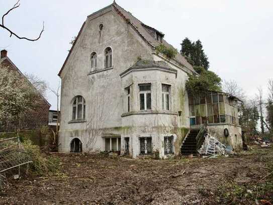 Jugendstilvilla für unerschrockene am Ortsausgang von Krefeld – Traar!