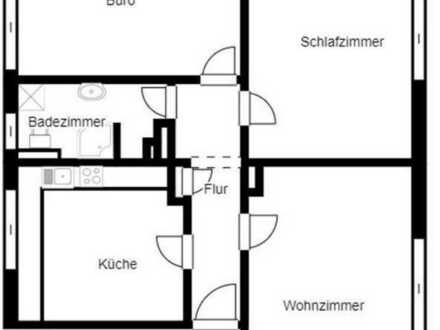 Stilvolle 3-Zimmer-Wohnung mit EBK in Ladenburg