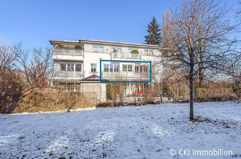 Pasing-Obermenzing! Freie, sehr helle 2-Zi.-ETW mit großem Südbalkon in sehr schöner Wohnlage