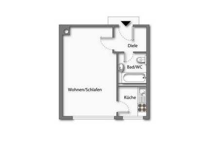 1-Zimmer-Wohnung zum Selbstbezug oder Kapitalanlage im Ferienort Bad Reichenhall