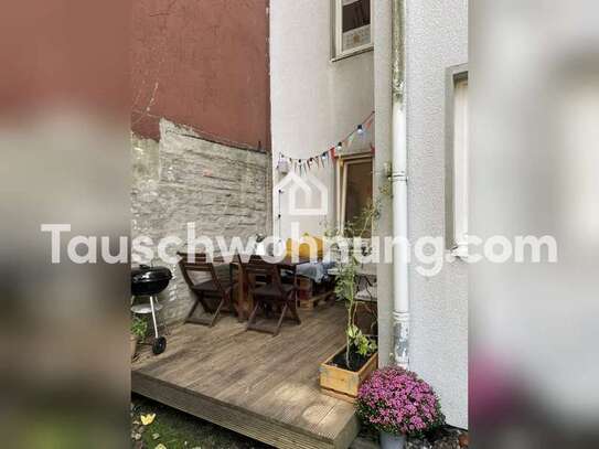 Tauschwohnung: Schöne 2-Zimmer Wohnung mit Terasse und Garten in Ottensen