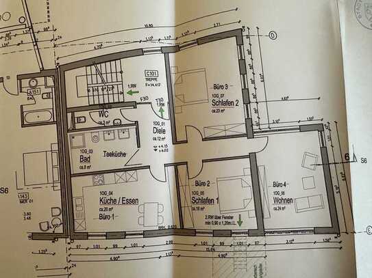 4-Raum Büro / Praxis / Wohnung in der Schorndorfer Innenstadt