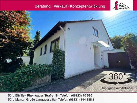 Mainz-Gonsenheim: Großes, freistehendes 1-2 Familienhaus mit Einliegerwohnung und sehr schönem