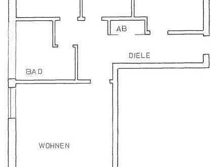 vollständig renovierte 3-Zimmerwohnung mit Balkon zu vermieten!