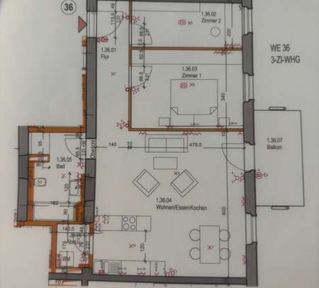 Geschmackvolle, gepflegte 3-Zimmer-Wohnung mit EBK in Mainz