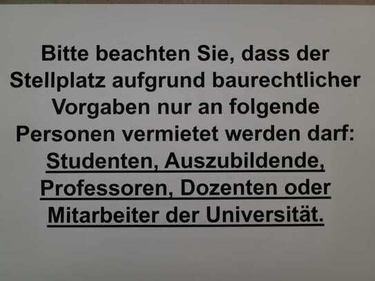 Nur an Studenten, Auszubildende, Professoren, Dozenten oder Mitarbeiter der Universität!