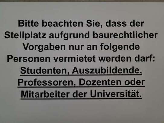 Nur an Studenten, Auszubildende, Professoren, Dozenten oder Mitarbeiter der Universität!