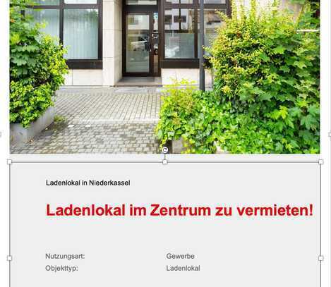 Ladenlokal mitten in Niederkassel