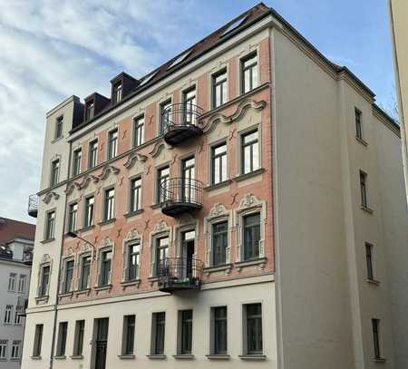 Attraktive Altbauwohnung mit Balkon in verkehrsberuhigter Lage der Südvorstadt