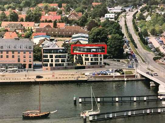 Penthouse-Traum an der Schleibrücke