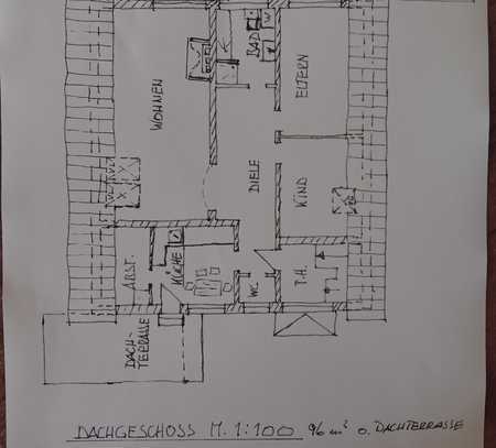 Attraktive 3-Zimmer-Dachgeschosswohnung