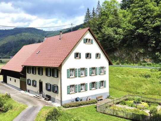 Schwarzwälder Bauernhaus mit großen Grundstück und Garten im Kleinen Wiesental in Bürchau