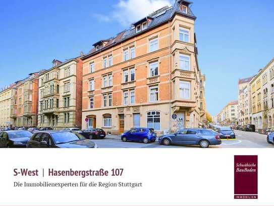 S-West | Gut geschnittene, unrenovierte 4-Zi.-Altbauetage in sehenswertem MFH in ruhiger Lage +++