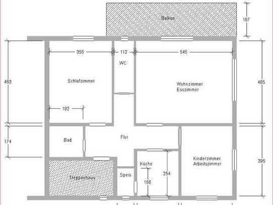 Helle und lichtdurchflutete 3-Zimmer Wohnung