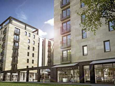 EUROPA-VIERTEL: Neuwertiges 2-Zimmer-Appartement - Süd-Balkon, Parkettboden, modere Einbauküche.