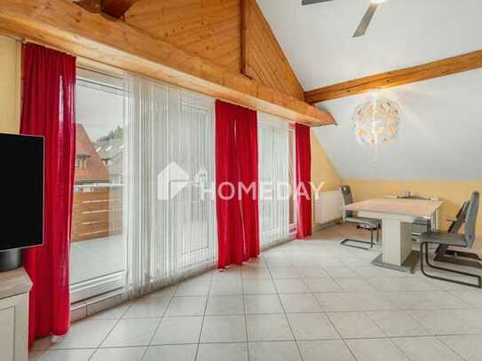 Wohntraum über den Dächern von Titisee: charmante Wohnung mit 2 Balkonen & gepflegter Ausstattung