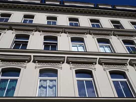 Single-Wohnung in Schleußig mit Blick auf den Clara-Park