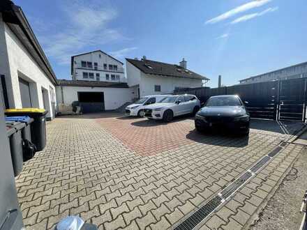Gewerbefläche mit 10 Parkplätzen für alle Branchen geeignet ca. 240m² erweiterbar + EFH mit Pool