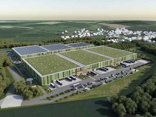 EXKLUSIV & PROVISIONSFREI: bis zu 55.000 m² Logistik-Neubau- GREEN-BUILDING, teilbar